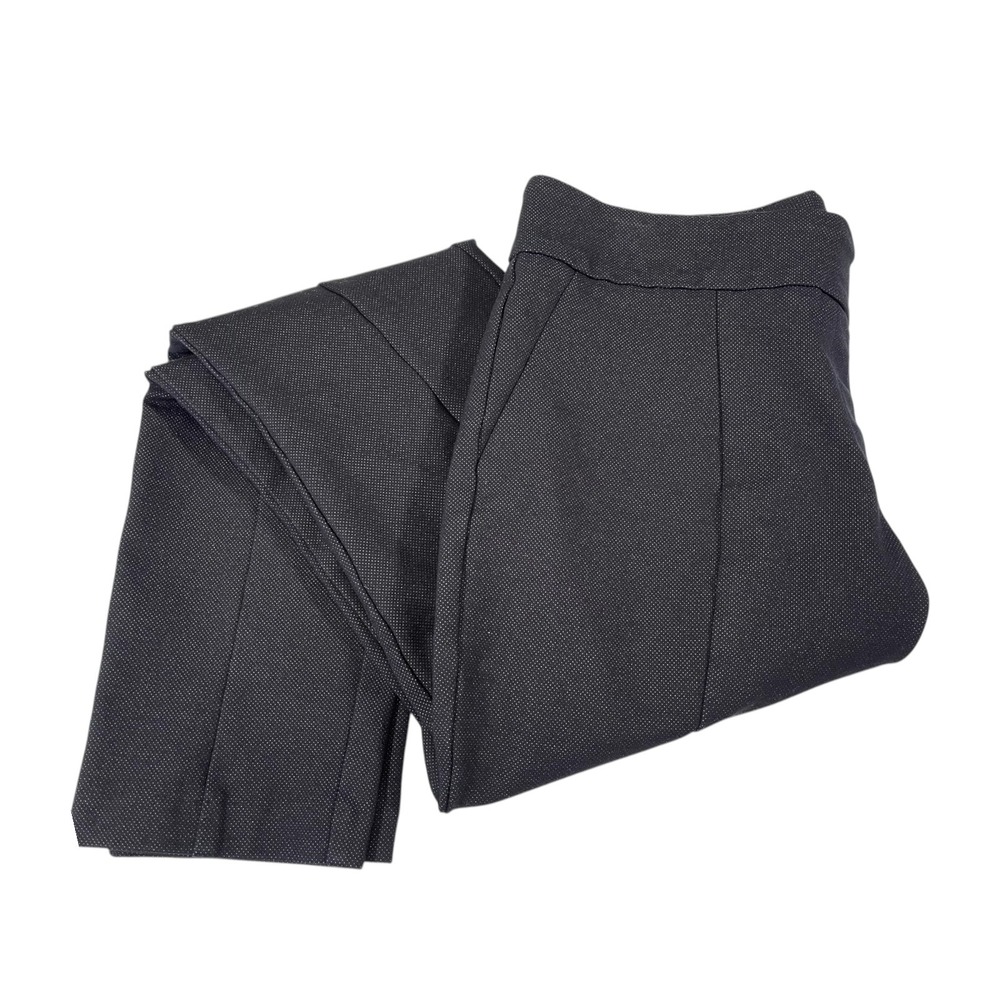 Hilary Radley L Black Dress Pants Pull On Stretch Slim Fit Officecore Business